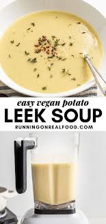 Vegan Potato Leek Soup Recipe Vegan Potato Leek Soup Leek Soup Vegan Soup Recipes