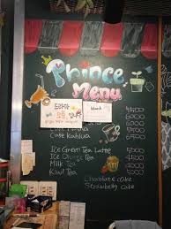 Coffee Prince Menu