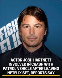 Actor Josh Hartnett was involved in a crash with a police vehicle in Canada  last week while leaving a set, according to reports. Story:  https://www.fox5vegas.com/2025/10/01/actor-josh-hartnett-involved-crash-with-patrol-vehicle-after-leaving-netflix  ...