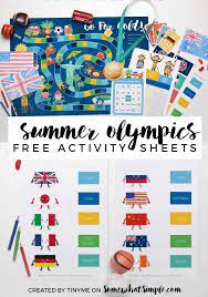 Olympic Party Printables Summer Olympics Activities Olympics Activities Olympics Kids Activities