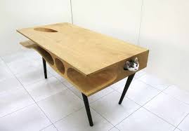 Multifunction And Multi User Desk Is Shared By People And Cats Cool Furniture Furniture Design Furniture