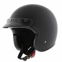 Vito Grande (big size) open face helmet matt black - Motorcycle ...