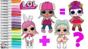 Free lol coloring pages printable for kids and adults.>>more lol surprise doll coloring pages. Lol Surprise Dolls Coloring Book Page Mash Up Hops Brrr Bb Bebe Bonita And Go Go Gurl Youtube