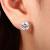 Diamond Stud Earring Size Chart On Ear