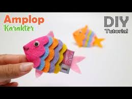 Ide Kreatif Diy Angpau Karakter Ikan Dari Kain Flanel Flanel Amplop Flanel Angpau Lebaran Youtube Amplop Angpau Kain Flanel