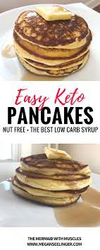 The Best Keto Pancakes Recipe With Coconut Flour Megan Seelinger Coaching Recipe Best Keto Pancakes Low Carb Breakfast Easy Food