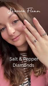 What are salt and pepper diamonds? 🖤🤍 #engagementring  #saltandpepperdiamonds #proposal