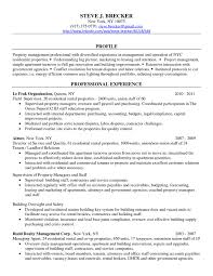 commercial property manager resume