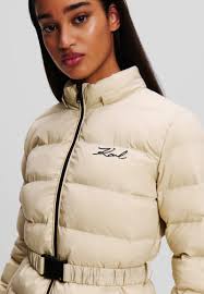 KARL LAGERFELD ULTRA LIGHTWEIGHT LONG PUFFER