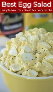 This Egg Salad Recipe Makes A High Protein Lunch It S Easy To Make In Advance Making It Perfect For In 2020 Egg Salad Recipe Easy Egg Salad Recipe Easy Salad Recipes