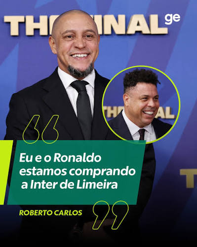 Roberto Carlos ser&aacute; mais um pentacampe&atilde;o mundial a integrar o projeto da SAF da Inter de Limeira. Depois de Ronaldo admitir participa&ccedil;&atilde;o nas negocia&ccedil;&otilde;es nos &uacute;ltimos meses, o ex-lateral esquerdo revelou em