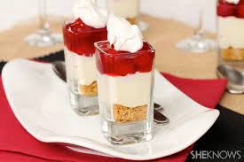 If you own shot glasses, you've probably noticed you don't get a ton of use out of them. Cherry Cheese Pie In A Glass Sheknows