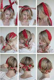 Headband Scarf Hairstyles Hair Styles Medium Hair Styles