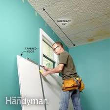 Why Remove Popcorn Ceiling When You Can Cover It With Drywall Removing Popcorn Ceiling Covering Popcorn Ceiling Popcorn Ceiling
