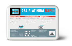 254 platinum, designed to just mix with water, has a long open time with unsurpassed adhesion and workability. Laticrete Thin Set Mortar Laticrete Rapid Set Mortar