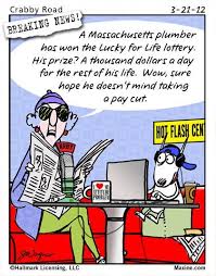 Http Wanelo Com P 3624838 Will You Be The Next Lotto Millionaire Plumber Wins Lottery Maxine Humor Funny