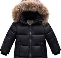 Amazon.com: Hooded Kids Warm Girls Jacket Down Down Coat ...