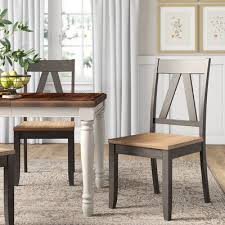 Gracie Oaks Elias Splat Back Dining Chair Birch Lane In 2020 Dining Chairs Cane Dining Chairs Solid Wood Dining Chairs