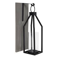 See more ideas about candle wall sconces, sconces, wall sconces. Kate And Laurel Oakly Wood And Metal Wall Sconce Single Candle Holder Gray Walmart Com Walmart Com