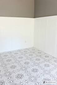 How To Stencil A Concrete Floor Like A Pro Basement Flooring Options Painted Concrete Floors Concrete Floors