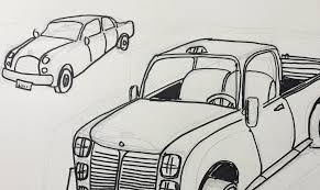 Antiques sport car coloring page for kids. Car Coloring Page Fairytale Town