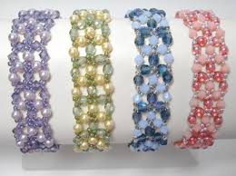 Around The Beading Table Jewelry Patterns Beaded Bracelets Birthday Bracelet