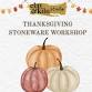 Thanksgiving Stoneware Workshop event image