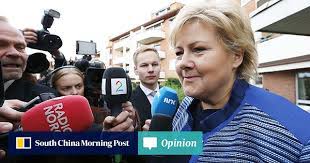 Erna solberg has been prime minister of norway since 2013. Iron Erna S Softer Side Wins Through In Norway Election South China Morning Post