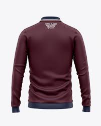 Download Men S Long Sleeve Polo Shirt Back View In Apparel Mockups On Yellow Images Object Mockups