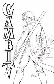 When we think of october holidays, most of us think of halloween. Gambit Line Art By Oshouki Avengers Coloring Pages Comic Book Artwork Avengers Coloring