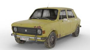 Zastava 101 Rusty Old Car 3d Model Car 3d Model Car Old Cars