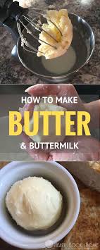 Homemade Butter And Buttermilk Using A Kitchen Mixer Kitchen Aid Recipes Homemade Butter Homemade Recipes