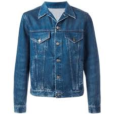Gucci L Aveugle Par Amour Snake Denim Jacket 1 500 Liked On Polyvore Featuring Men S Fashion Men S C Blue Jacket Men Denim Jacket Distressed Denim Jacket