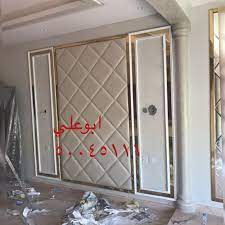 صالات مودرن tv wall floral wallpaper bathroom mirror