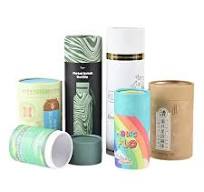 Food Grade Kraft Paper Packaging Tube Cans Composite Can for Snack Biscuit  with Airtight Lid