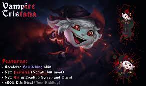 CUSTOM SKIN] Vampire Tristana (For Bewitching) by VelvetTheBard on  DeviantArt