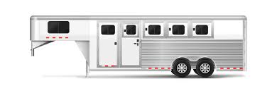 While more limited in options compared to our classic trailer models, you'll still experience the benefits of featherlite's quality. Horse Trailers