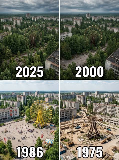 chernobyl before and after