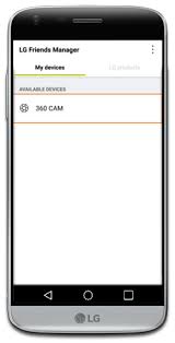 2 once installed, open the app on your device and press and hold the power button to turn on the lg 360 cam. Lg G5 Friends App Lg Usa Support