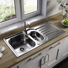 Check spelling or type a new query. Astini Cagliari 1 5 Bowl Brushed Stainless Steel Kitchen Sink Waste Kitchen From Taps Uk