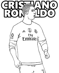 Printable Version Of Cr7 Coloring Sheet Coloriage Foot Coloriage A Imprimer