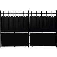 Portail Battant Acier Brut A Peindre Hauteclaire L 300 Cm X H 191 Cm Portail Acier Et Portail En Fer