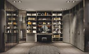 For a simpler storage fix, you can use a garment rack or clothes hanger rack to straighten out your clothes. Modular Walk In Wardrobe Atelier Y 510 Longhi S P A Contemporary Mdf Glass