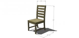 Free Diy Furniture Plans To Build A Francine Dining Chair The Design Confidential