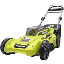 The ryobi cordless lawn mower 40v has the least. 40v 20 Brushless Push Mower With 6 0ah Battery Charger Ryobi Tools