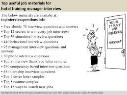 Where do you see yourself in five years?' Hotel Training Manager Interview Questions