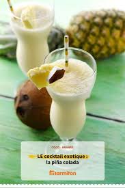 Pina Colada Originale Recette Pina Colada Recettes De Cuisine Et Recette