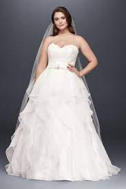 Buying and selling with us is safe and easy. As Is Lace And Organza Plus Size Wedding Dress David S Bridal