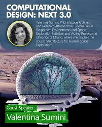 I am excited to be participating in this event. Computational Design Next 3 0
