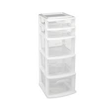 Maybe you would like to learn more about one of these? Homz 5 Drawer Medium Storage Tower White Target
